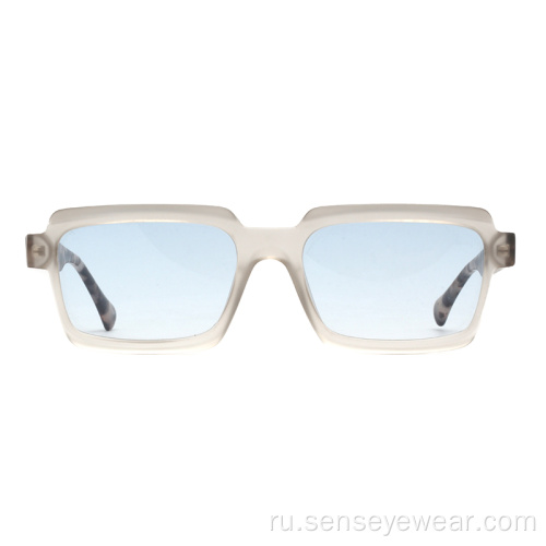 Мода квадратный инъекционный ацетат поляризованные солнцезащитные очки